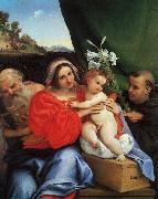 Lorenzo Lotto Virgin and Child with Saints Jerome and Anthony